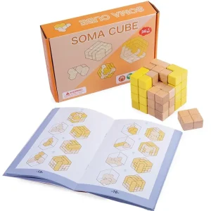 Puzzle 3D din Lemn pentru Dezvoltarea Inteligenței