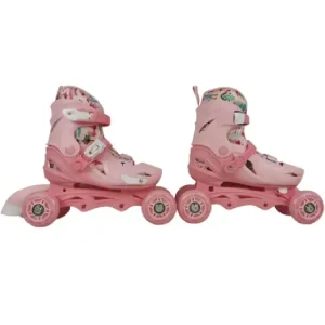 Set Patine cu Role Reglabile 33-36 pentru Fete