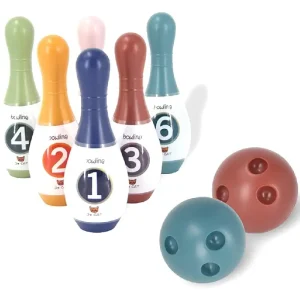 Set Mini Bowling 3 Vacute pentru Copii