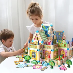 Joc de Construit din Lemn Arhitectul