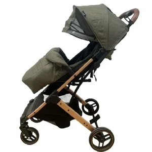 Carucior Kaki Sport tip Troller cu Suspensii si Husa