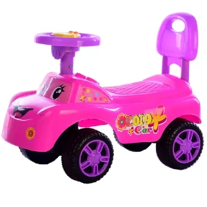 Masinuta Ride On Roz cu Muzica pentru Bebe