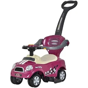 Masinuta Roz cu Maner Parental si Muzica