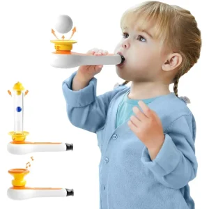 Jucărie Distractiva si Educativa de Suflat cu Mingiuta