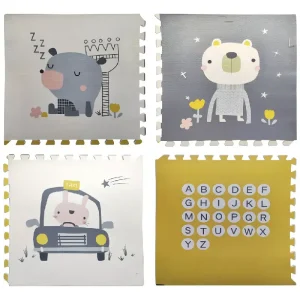 Covor Puzzle 4 Piese pentru Copii