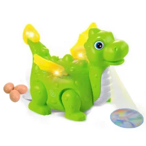 Dragonul Interactiv cu Proiector Lumini si Oua