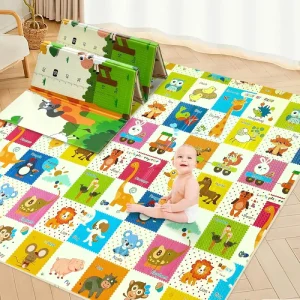 Covor Copii Girafa Vesela 180x200 Pliabil Grosime 1.5 cm