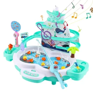 Joc de Pescuit Toboganul cu Piscina Verde