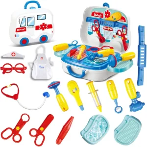 Ambulanta Set Doctor de Jucărie pentru Copii