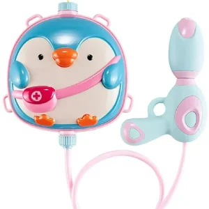 Pistol cu Apa cu Rezervor si Ghiozdanel Pinguin
