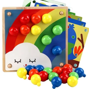 Joc Creativ Mozaic cu Butoni Mari Caratoys