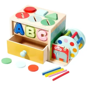 Jucarie Montessori din Lemn 8 în 1 Caratoys
