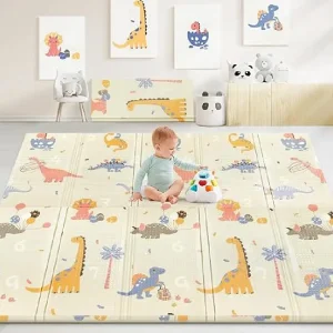 Covor de Joacă Pliabil Dino si Balene pentru Copii