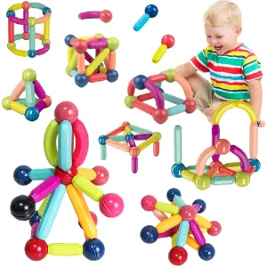 Set Construcție Magnetică STEM 36 Piese 3D