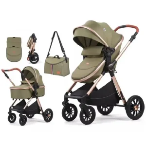 Carucior 3 in 1 Reversibil cu Landou si Suspensii 0-36 Luni
