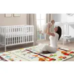Covor de Joacă Reversibil din Spumă XPE Alfabet si Girafe