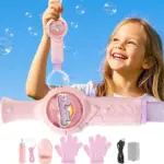 Aparat Roz de Făcut Baloane de Săpun pentru Copii