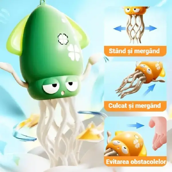 Caracatiță Dansatoare Electrică Interactivă Verde