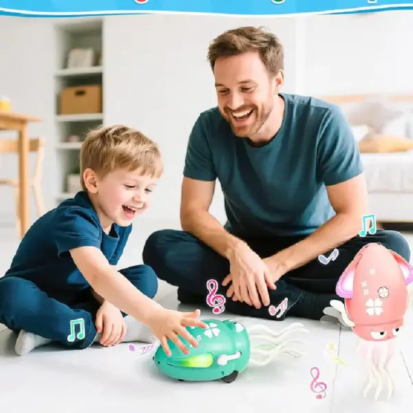 Caracatiță Dansatoare Electrică Interactivă Verde