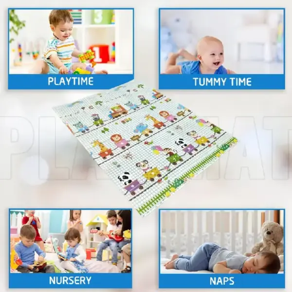 Covor de Joacă Reversibil Moale Aventura in Padure Covor de Joacă Reversibil Moale Aventura in Padure