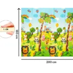 Covor de Joacă Reversibil Moale Aventura in Padure Covor de Joacă Reversibil Moale Aventura in Padure
