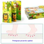 Covor de Joacă Reversibil Moale Aventura in Padure Covor de Joacă Reversibil Moale Aventura in Padure