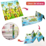 Covor de Joacă Reversibil Moale Aventura in Padure Covor de Joacă Reversibil Moale Aventura in Padure