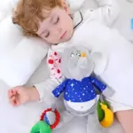 Jucărie Multisenzorială Elefănțelul Zornăitor pentru Bebe