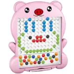 Tabla Magnetica Ursulet cu Joc Mozaic 20 Modele