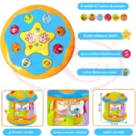 Jucarie Interactiva Bebe cu Proiector Rotativ si Lumini Jucarie Interactiva Bebe cu Proiector Rotativ si Lumini
