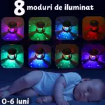 Jucarie Interactiva Bebe cu Proiector Rotativ si Lumini Jucarie Interactiva Bebe cu Proiector Rotativ si Lumini