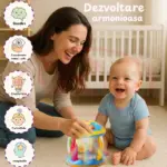 Jucarie Interactiva Bebe cu Proiector Rotativ si Lumini Jucarie Interactiva Bebe cu Proiector Rotativ si Lumini