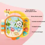 Carticica Interactiva Girafa cu Sunete pentru Bebe