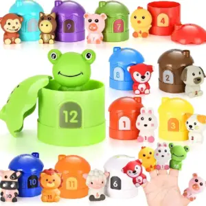 Jucarie Montessori de Asociere si Sortare cu Marionete