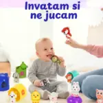 Jucarie Montessori de Asociere si Sortare cu Marionete Jucarie Montessori de Asociere si Sortare cu Marionete