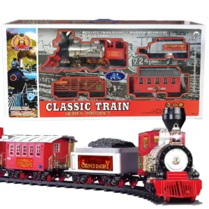 Circuit Tren Electric 365cm cu Lumini si Sunete
