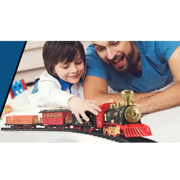 Circuit Tren Electric 365cm cu Lumini si Sunete Circuit Tren Electric 365cm cu Lumini si Sunete