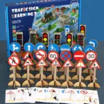 Joc Educativ Rutier cu Semne de Circulatie