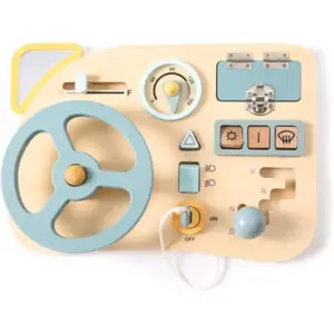 Busy Board Montessori cu Activitati Senzoriale Nununkids