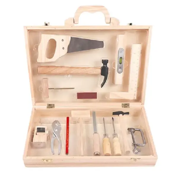 Trusa Scule Lemn Tamplarie Jucarie Montessori Trusa Scule Lemn Tamplarie Jucarie Montessori