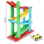 Jucarie Montessori Circuit Masini Lemn 4 Nivele