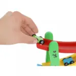 Jucarie Montessori Circuit Masini Lemn 4 Nivele