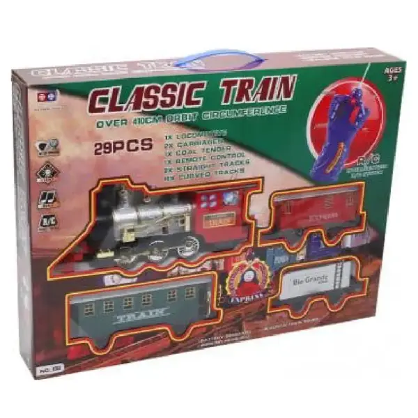 Circuit Tren Electric 410cm cu Lumini si Sunete