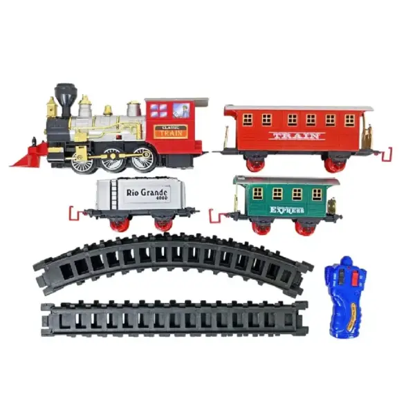 Circuit Tren Electric 410cm cu Lumini si Sunete