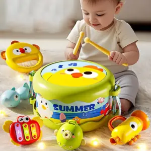 Set 5 Piese Instrumente Muzicale pentru Copii