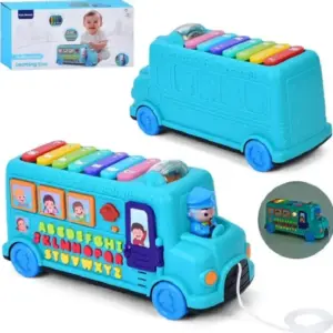 Jucarie Interactiva Autobuz Muzical Sortator