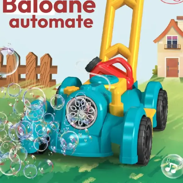 Jucarie cu Baloane de Sapun Masina de Tuns Iarba