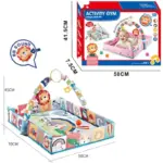 Centru de activitati roz si salteluta interactiva bebelusi
