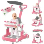 Premergator Roz Multifunctional 5 in 1 pentru Bebelusi