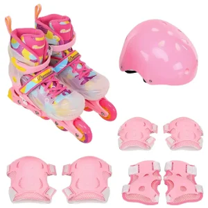 Set Role Reglabile cu Lumini si Protectii pentru Fete